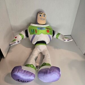 Disney Buzz Lightyear Toy Story Andy Plush Stuffed Animal 18" Poseable Arms